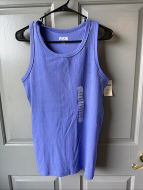 Duluth Trading Co Violet Scoop Neck Tank Top